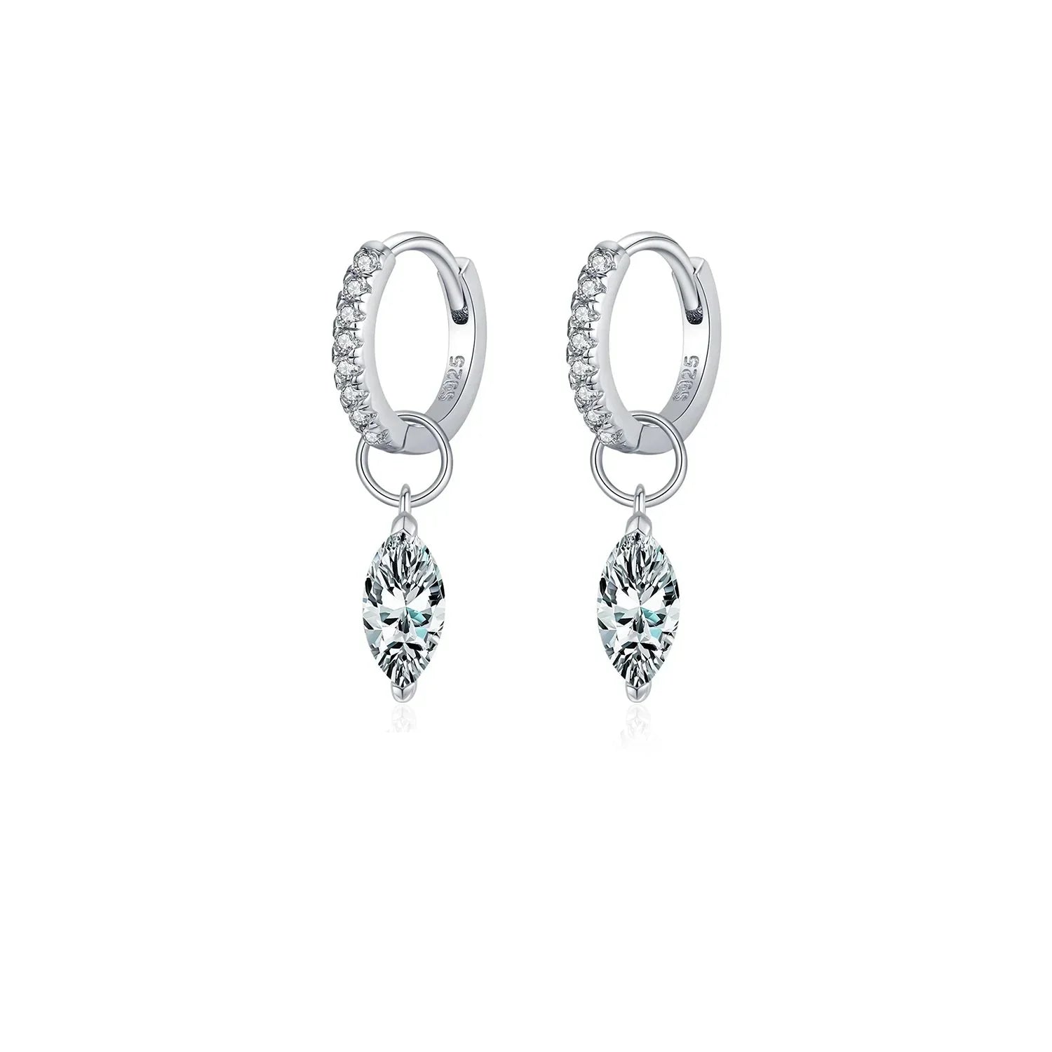 round pave hoop